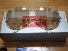 แว่นกันแดด Ray Ban RB 3025 Gold Unisex Aviator Sunglasses 62 mm รูปที่ 2