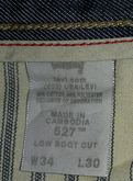 กางเกงยีนส์Levi's 527 W34 L30 Made in CAMBODIA รูปที่ 2