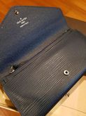 กระเป๋าสตางค์ Louis Vuitton ลายไม้สีน้ำเงิน รูปที่ 6