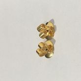 แป้นต่างหูทองคำแท้18k750 ของแท้100เปอร์เซน รูปที่ 4