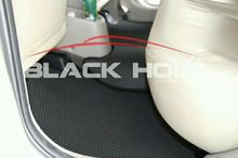 พรมรถยนต์ พรมปูพื้นรถยนต์ Blackhole Carmat พรมรถยนต์เข้ารูป2ชั้นแบบรูรังผึ้ง ขอบลายใหม่ Honda City 2008-2013 รี - แพดยาง รูปที่ 8