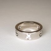 แหวน Cartier Love 3diamonds ทองคำขาว 18K ไซส์46 +กล่องและการ์ด (Used) รูปที่ 2
