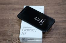 Samsung A7 2017 สี ดำ Black Sky สภาพนางฟ้า มีประกัน รูปที่ 1