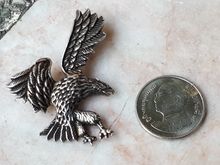 (2631) จี้เงินรูปนกอินทรีย์งานเก่า รูปที่ 4