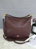 Coach 58036 Oxblood Pebble Leather Chelsea 32 Hobo Shoulder รูปที่ 1