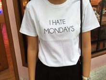 เสื้อยืดสีขาว ลาย I Hate Mondays รูปที่ 2