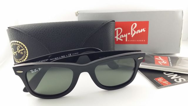 แว่นตา RAY BAN WAYFARER POLARIZED RB2140 901-58 50-22 150 3P พร้อมกล่อง