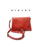 Sisley กระเป๋าหนังแท้ สีแดงสด สวย ❤️ รูปที่ 1