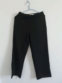 กางเกงผ้าฮานาโกะสีดำไซส์S เอว23-25 เสื้อปลายฟรุ้งฟริ้งไซส์S-M เสื้อเอวลอยปลายประดับขนไซส์S รูปที่ 2