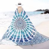 Pre-Order ค่ะ Bohemian Mandala Indian Hippie Tapestry Beach Throw Towel Yoga Mat Blanket รูปที่ 3