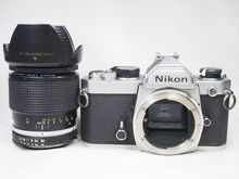 NIKON กล้องฟิลม์ LENS NIKON 36-72 มม ปรับความเร็วเชัดเตอร์ หน้ากล้อง ชึ้นฟิลม์แบบ แมนนวลมือหมุน ยอดนิยมในอดีตfe รูปที่ 5