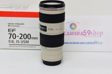 ขาย Canon lens EF 70-200mm.f4L IS USM เครื่องอย่างสวย อุปกรณ์ยกกล่อง ใหม่มากๆ ไม่มีรอย ตำหนิใดๆ ชัวร์ หน้าใสกิ๊ก ยางดำๆ รูปจริง จ้า รูปที่ 2