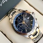 ( USED ) Tag Heuer มือสอง รุ่น Link Blue Dial Chronograph Cal 16 รูปที่ 2