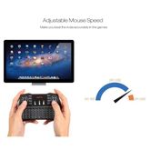 VIBOTON i8 Plus 2.4G Wireless Keyboard Fly Air Mouse Touchpad Backlight Version For Andriod TV Box Gaming Keyboard คีย์บอร์ดไร้สาย สามารถปรั รูปที่ 2