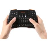 VIBOTON i8 Plus 2.4G Wireless Keyboard Fly Air Mouse Touchpad Backlight Version For Andriod TV Box Gaming Keyboard คีย์บอร์ดไร้สาย สามารถปรั รูปที่ 1