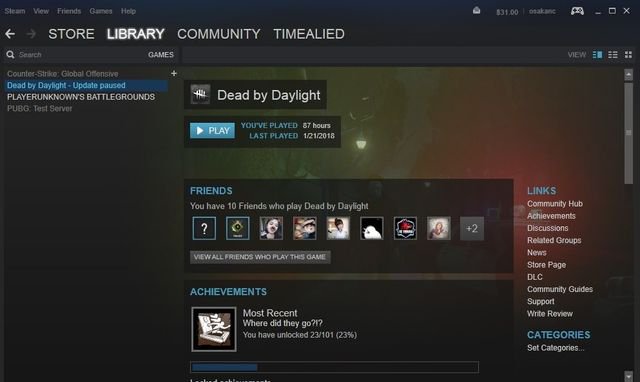 ขาย Id Steam มี 3 เกม Cs-Go, Pubg และ Dead By Daylight - Kaidee