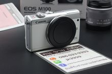 ขายของใหม่ ประกันศูนย์ Canon EOS M100 +Lens 15-45mm กล้องมิเรอร์เลสขนาดกะทัดรัดและน้ำหนักเบา รูปที่ 2
