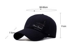 5 สี หมวกแก๊ป หมวกเบสบอล ปักลาย แฟชั่นชายหญิง นักกีฬา นักกอล์ฟ เดินป่า ท่องเที่ยว ใส่สบาย รอบหัว 56-60 cm รูปที่ 3