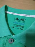 ส่งฟรี เสื้อกีฬา adidas climacool (อก 46") คอปก ไซส์ L สีเขียว สภาพสวยใหม่  MADE IN VIETNAM รูปที่ 6