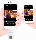 iDrive 32 GB  แฟลชไดร์ฟสำรองข้อมูล  iphone ipad android สีขาว รูปที่ 2
