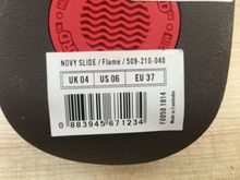 รองเท้า Fitflop Fitflop Novy Slide (Color Flame) Size UK4-US6-EUR37 สินค้าแท้ ใหม่ พร้อมส่ง รูปที่ 5