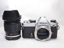 NIKON กล้องฟิลม์ LENS NIKON 36-72 มม ปรับความเร็วเชัดเตอร์ หน้ากล้อง ชึ้นฟิลม์แบบ แมนนวลมือหมุน ยอดนิยมในอดีตzs9 รูปที่ 1