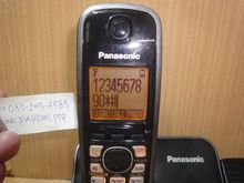 โทรศัพท์บ้านไร้สาย Panasonic โชว์เบอร์ จอใหญ่ มือ 2 รูปที่ 2