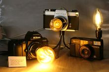 ขายโคมไฟประดิษฐ์จากกล้องฟิล์ม DIY Camera Lamp รูปที่ 7