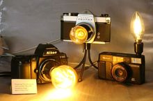 ขายโคมไฟประดิษฐ์จากกล้องฟิล์ม DIY Camera Lamp รูปที่ 1