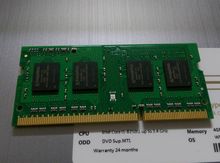 RAM Notebook DDR3 4 GB ขายด่วน รูปที่ 1