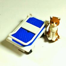 ตุ๊กตาแมวบนรถเข็นโมเดลจากญี่ปุ่น รูปที่ 3