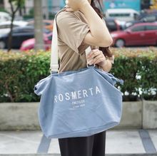 กระเป๋าสะพายหนังนิ่ม ROSMERTA สีฟ้าอ่อน สภาพดีมาก รูปที่ 3