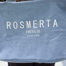 กระเป๋าสะพายหนังนิ่ม ROSMERTA สีฟ้าอ่อน สภาพดีมาก รูปที่ 7