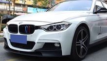 แถบ กระจังหน้า 3 สี M3 M5 เลนส์ไฟหน้า BMW F30 F10 รุ่น 320i 320d 520d 523i 530i สปอยเลอร์ F30 รูปที่ 4