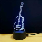 Guitar 3D LED Light - 7 Colors, 2 Light Modes, Power Through Micro USB, 5W รูปที่ 6