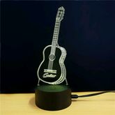 Guitar 3D LED Light - 7 Colors, 2 Light Modes, Power Through Micro USB, 5W รูปที่ 7