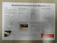 Wireless Keyboard F19 for ipad Pro 9.7" รูปที่ 3