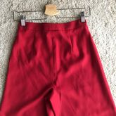 กางเกงผ้าขายาวเอวสูงสีแดงทรงขาบาน จากแบรนด์lookbook แบรนด์แฟชั่นนิสต้าที่สาวๆรู้จักกันดี ของแท้ รูปที่ 7