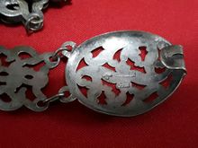 (6106) เข็มขัดเงินงานเก่า ลายพยานาค ตอกตราจีน รูปที่ 2