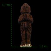 กุมารไม้แกะ(พนมมือ) ขนาดพกพา เนื้อไม้ช่อฟ้าใบระกาโบสถ์ วัดหนองม่วงอายุ 200กว่าปี รูปที่ 6