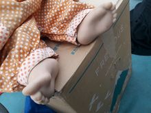 ลดราคา ตุ๊กตาหน้ายาง งานเก่า งานตู้ญี่ปุ่นครับ ตัวก็เป็นยางนะครับ สูงประมาณ 55 cm ตัวใหญ่เลย แขน ขา หัวขยับได้ครับ รูปที่ 5