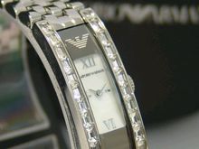 นาฬิกา Armani Luxury Women Watch with 24 Baguette Stones Model  AR5575 ของใหม่มือ1 รูปที่ 5