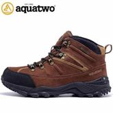 รองเท้าหนังแท้ Aquatwo กันน้ำอย่างดี สำหรับลุยป่า ปีนเขา Adventure รุ่น 943 (สีน้ำตาลเข้ม) รูปที่ 4