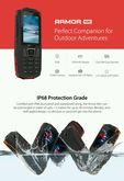 Ulefone Armor Mini Phone - IP68 Waterproof, FM Radio, 0.3MP Camera, Flashlight, 2500mAh Battery, 2.4-Inch (Orange) รูปที่ 2