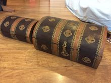 กล่องหีบเก่าโบราณ ขนาดเล็กกับขนาดใหญ่ ของแถบประเทศอาหรับ สภาพสมบูรณ์ รูปที่ 7