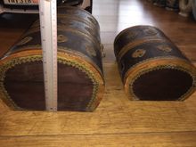 กล่องหีบเก่าโบราณ ขนาดเล็กกับขนาดใหญ่ ของแถบประเทศอาหรับ สภาพสมบูรณ์ รูปที่ 3