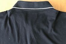 เสื้อโปโล BURBERRY ลายสีดำเทา ผ้าทอลายในตัว  สลับสี ของแท้ สภาพดีมาก รูปที่ 3