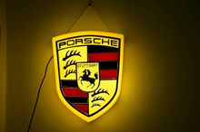 ป้ายไฟ​ Porsche ของตกแต่งโรงรถ รูปที่ 3