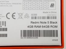 Redmi Note 5 black ศูนย์ไทย 64 GB RAM 4 GB สภาพใหม่เอี่ยม ยกกล่อง อุปกรณ์ยังไม่แกะใช้ 5,990 บาท รูปที่ 6