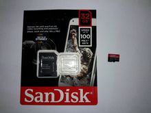 (ของแท้) SanDisk Extreme Pro microSD 32GB อ่าน 100MB เขียน 90MB รองรับ V30 U3 C10 UHS I สภาพนางฟ้าครับ มีประกัน Synnex ประกันศูนย์ ตลอดชีวิต รูปที่ 1